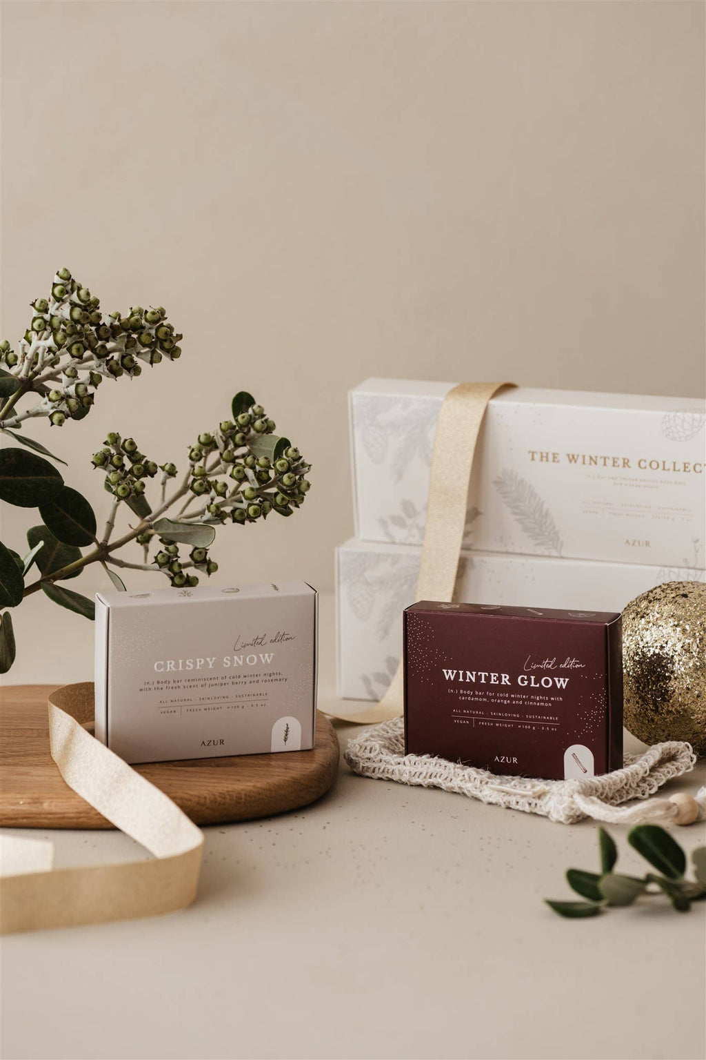 LA COLLECTION D'HIVER | Coffret cadeau de Noël | 100% naturel