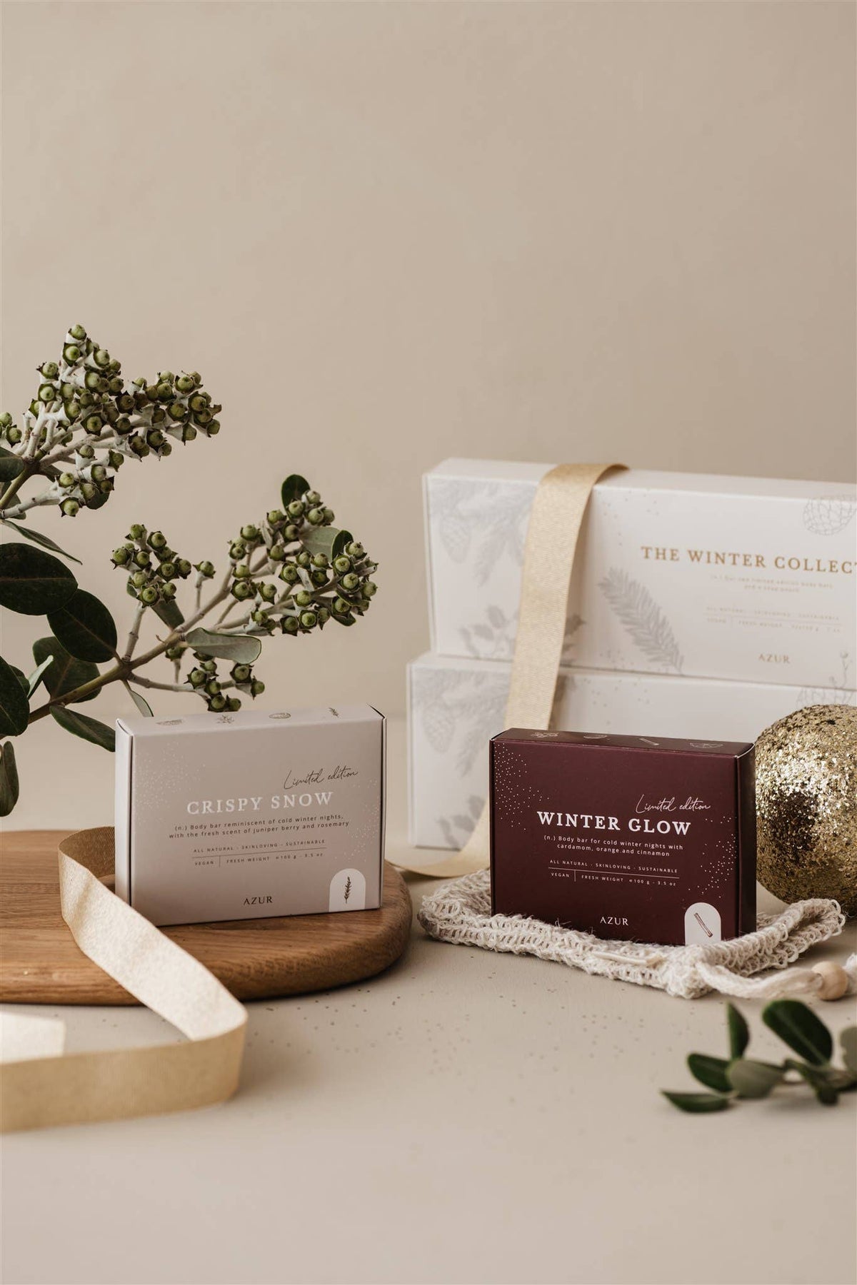 LA COLLECTION D'HIVER | Coffret cadeau de Noël | 100% naturel
