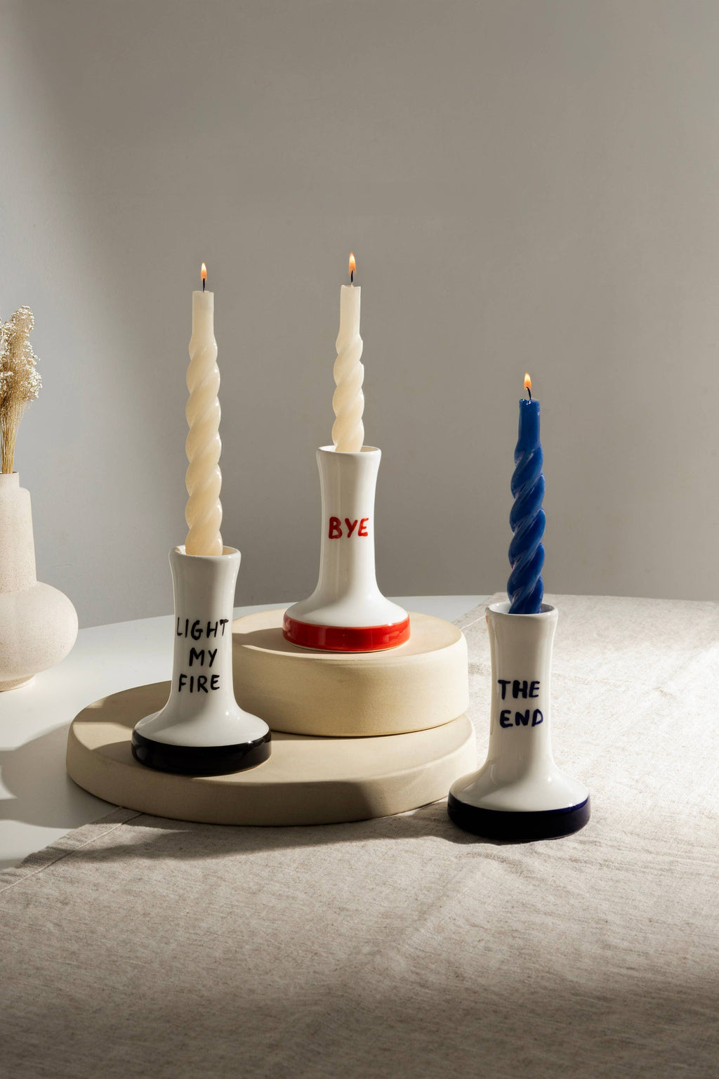 Ensemble de 3 chandeliers en céramique Light my Fire