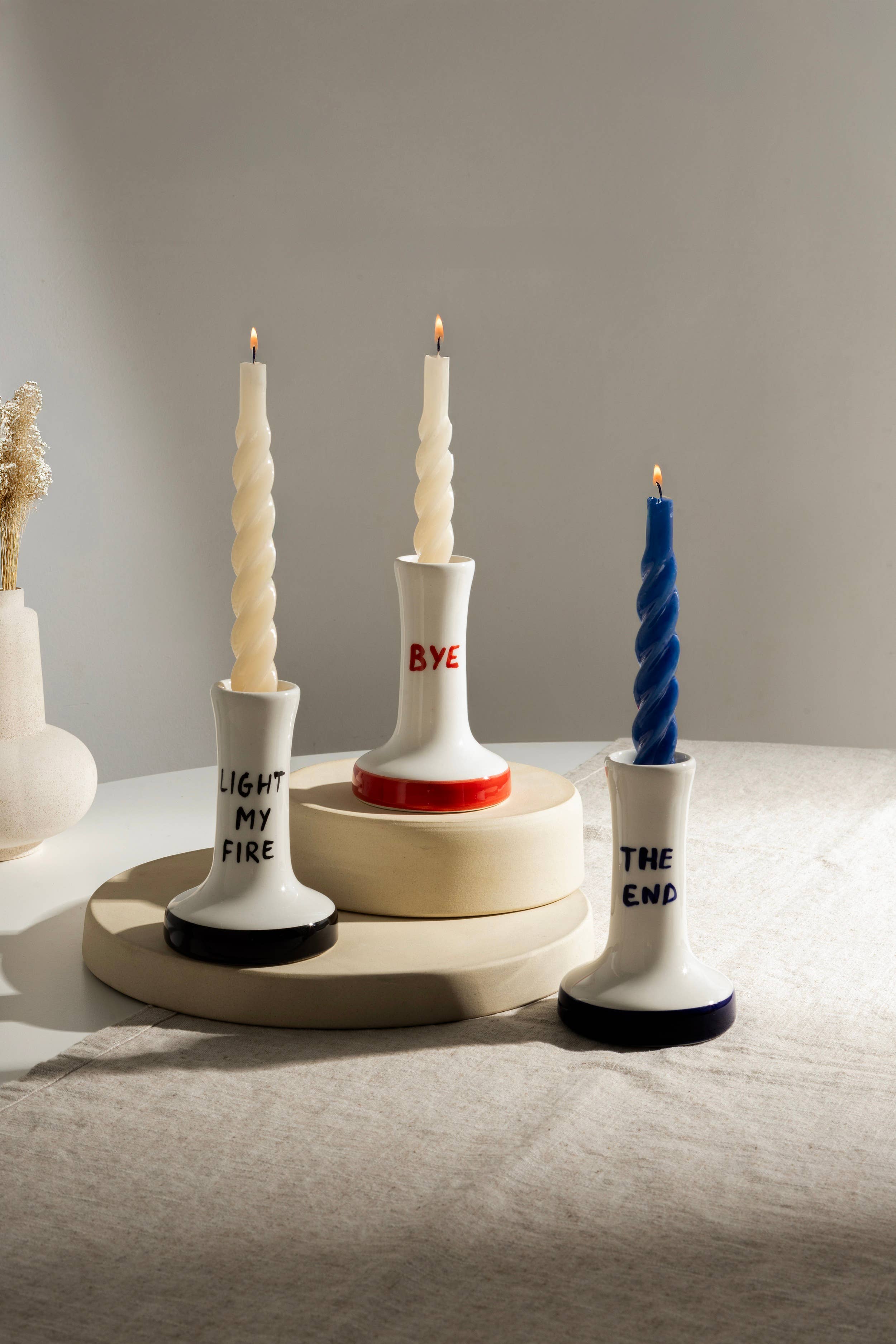Ensemble de 3 chandeliers en céramique Light my Fire