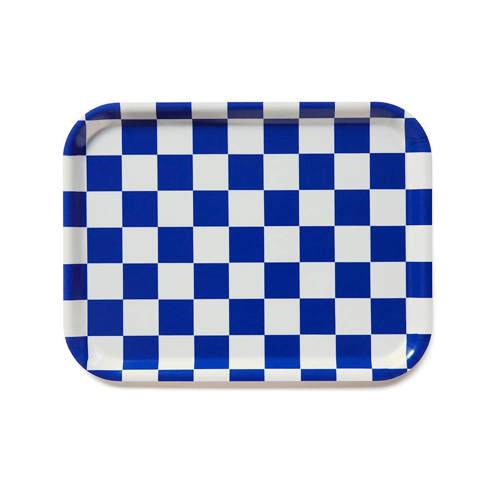 Plateau rectangulaire Sea Salt CHECKER - 27 x 20 cm
