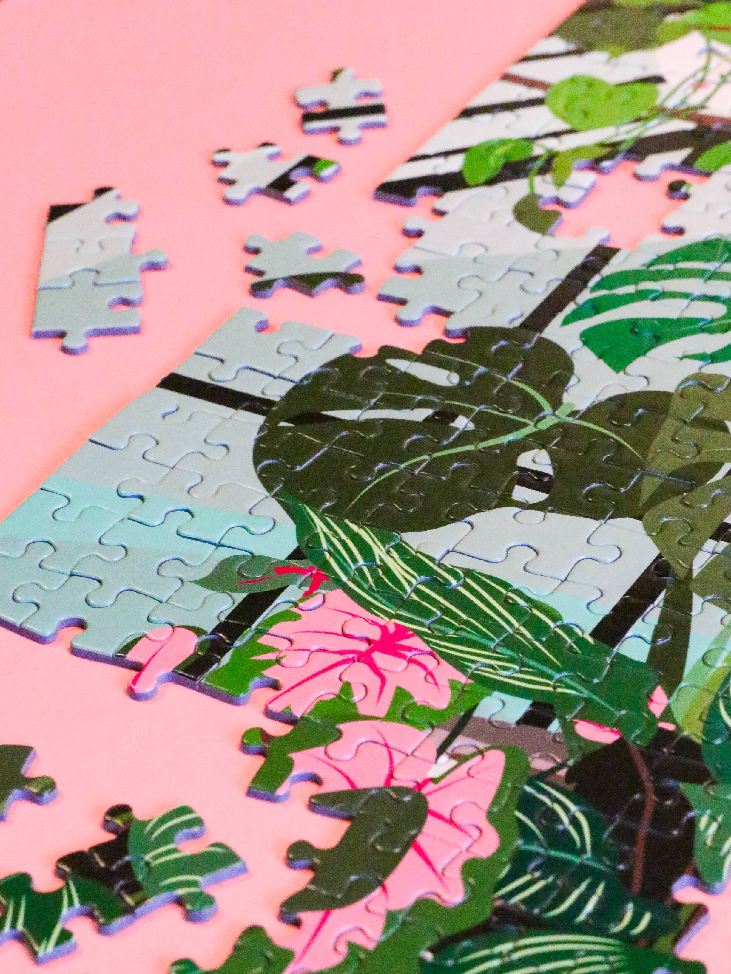 Puzzle 1000 pièces Serre avec plantes - fabricé en UE