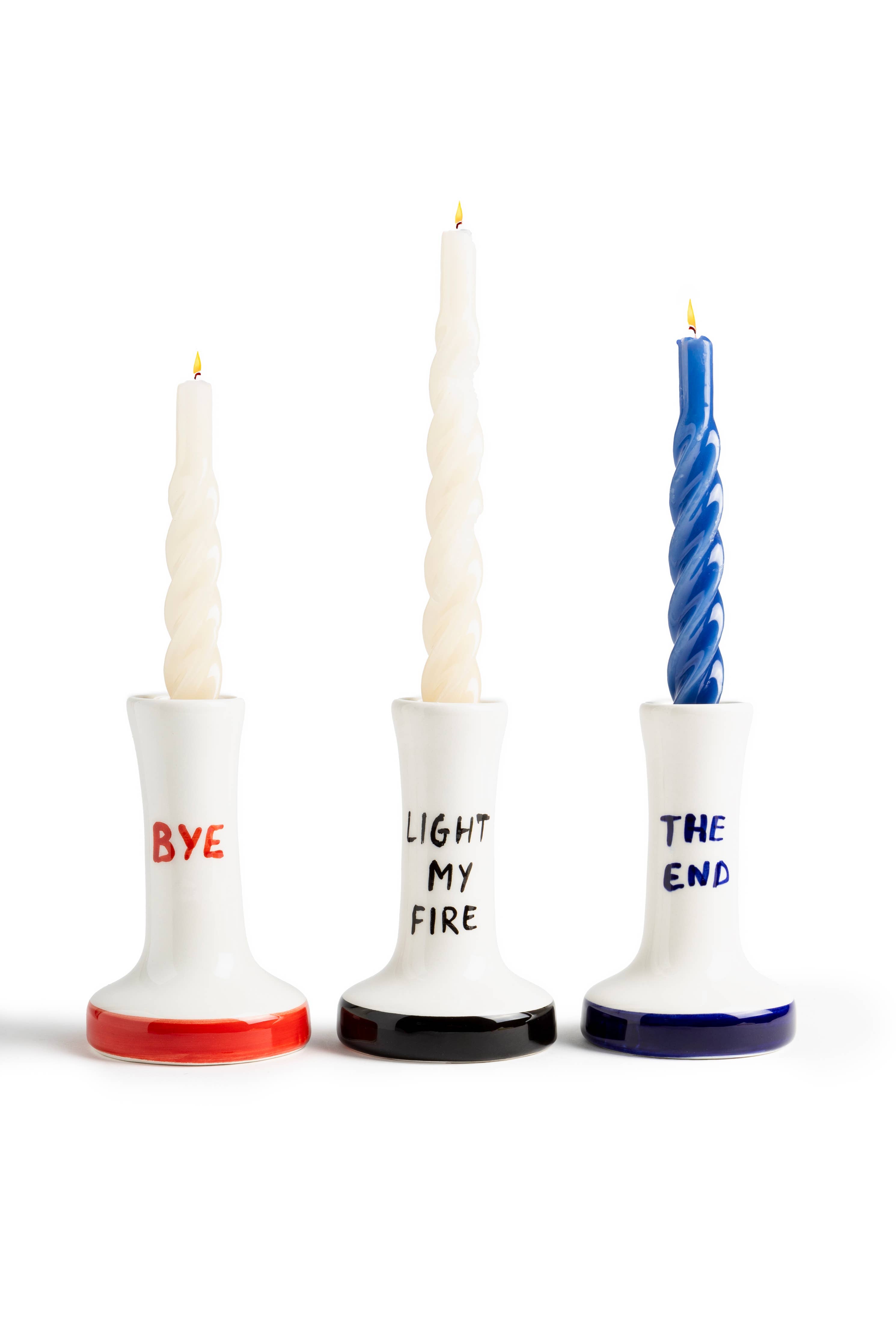 Ensemble de 3 chandeliers en céramique Light my Fire