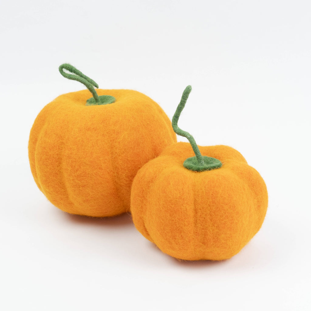 Décoration d'Halloween - Citrouille - Orange - 2 tailles: Petit