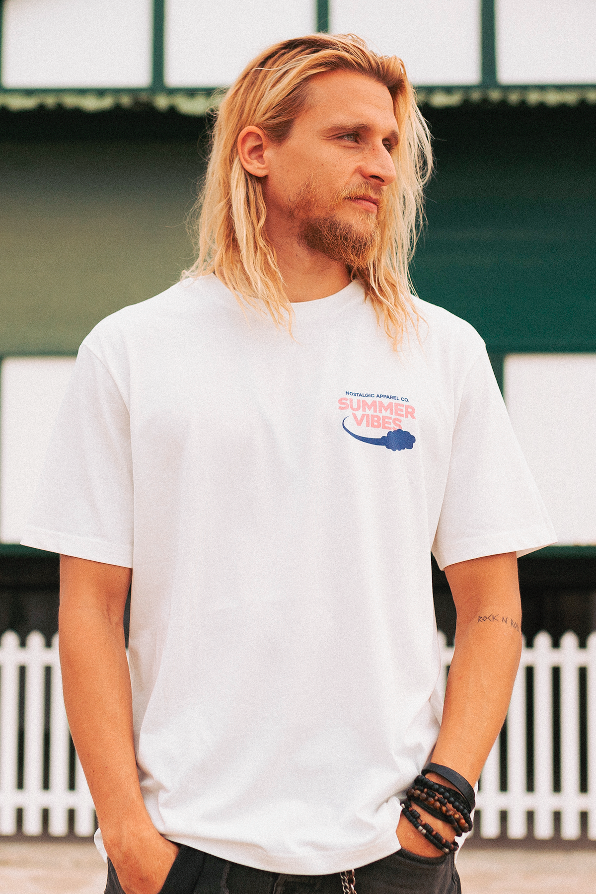 T-shirt unisexe Kame House OffWhite: S / Oversize