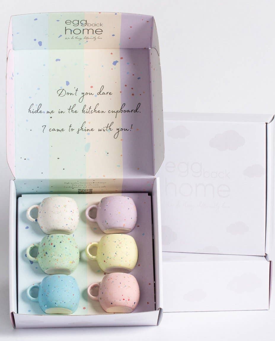 Mug New Party Ball 90 ml - Mélange de 6 pièces