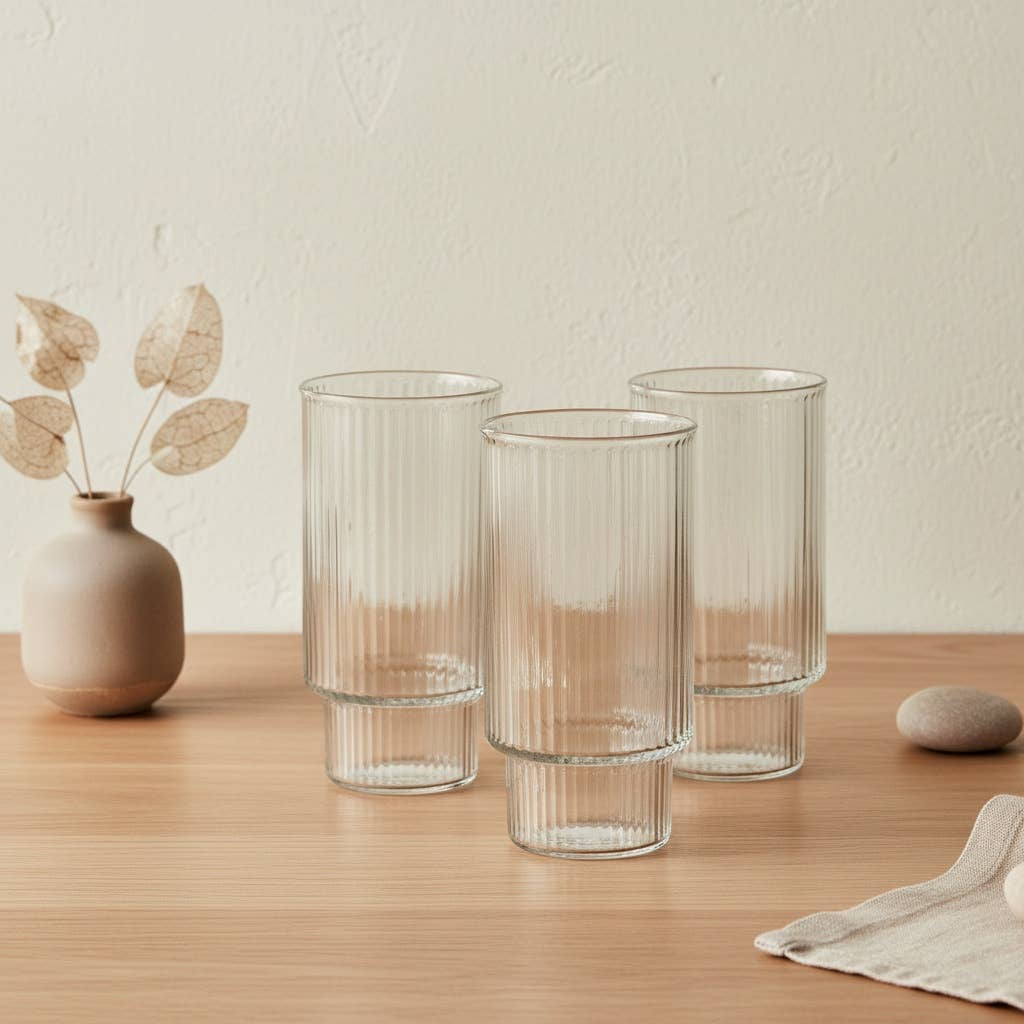 Ensemble de 4 verres ELLA transparent