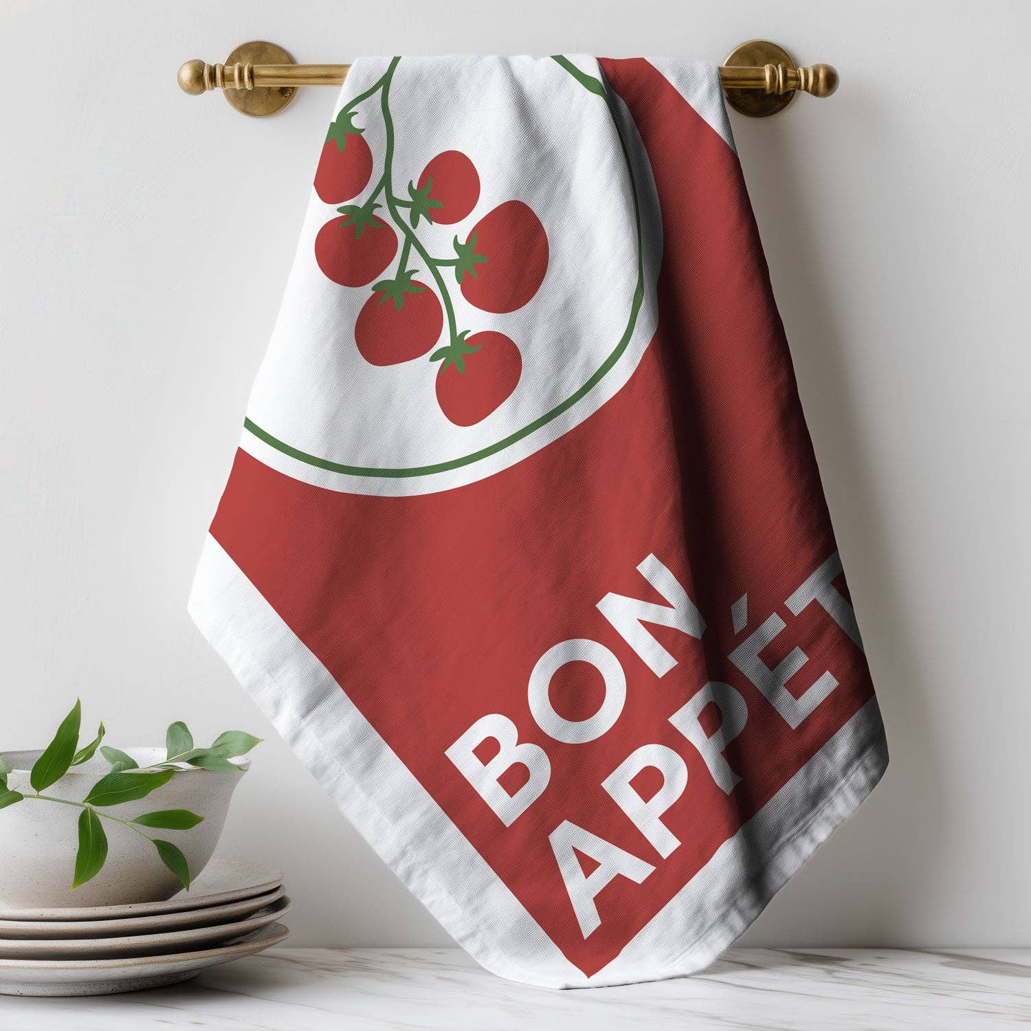 Torchon en coton bio - Bon Appétit