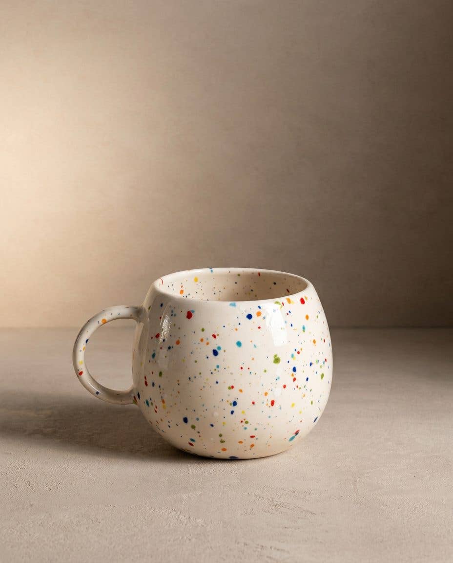 Nouvelle tasse boule Party 250 ml blanche