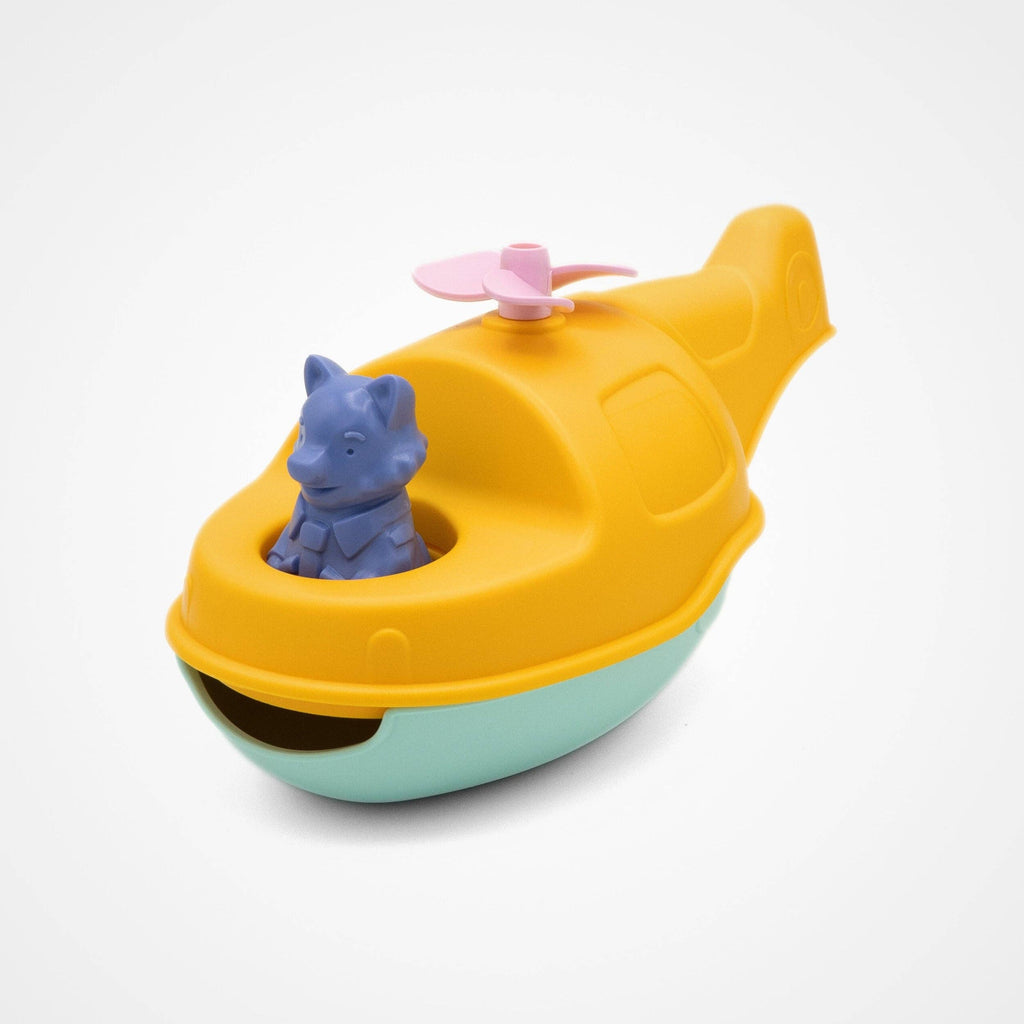 Hélicoptère Bateau Pastel - Jaune