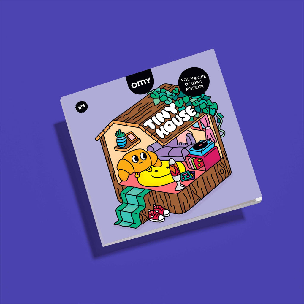 COZY ART COLORING BOOK - TINY HOUSE