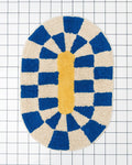 Tapis de bain Rita - bleu