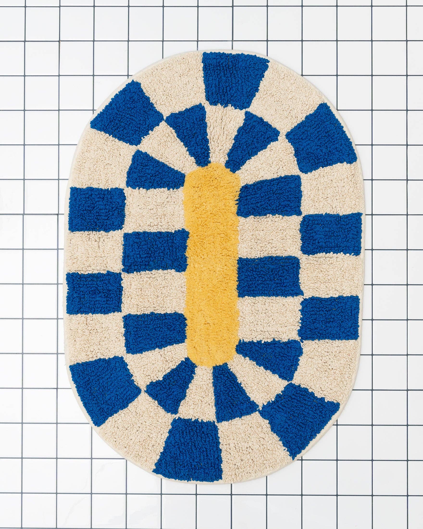 Tapis de bain Rita - bleu