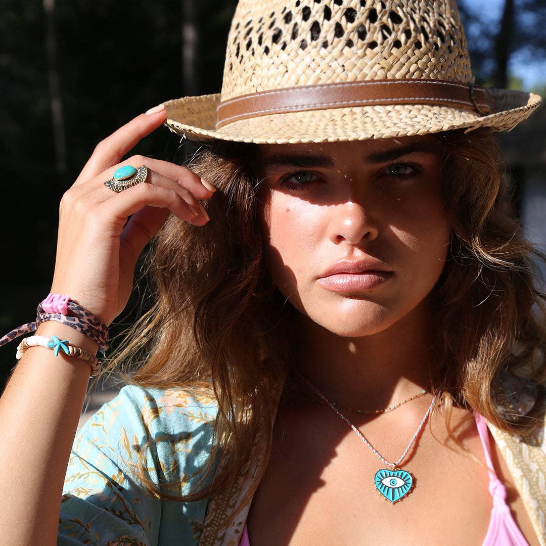Collier Santorin turquoise