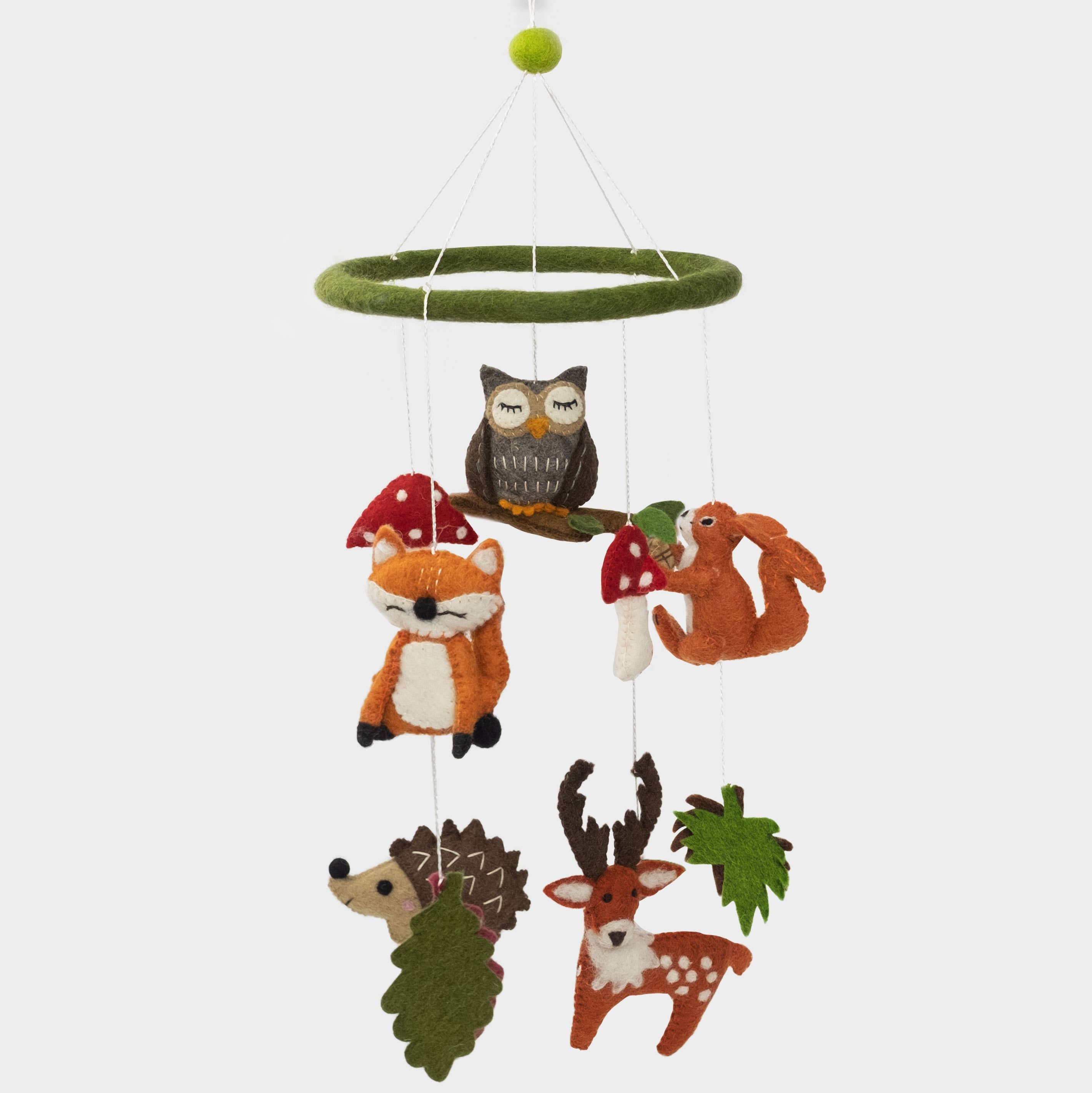 Mobile pour bébé - Décor de chambre d'enfant - Créature de la forêt