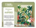 PEINTURE AU NUMERO 30 x 40 - NATURE TROPICALE