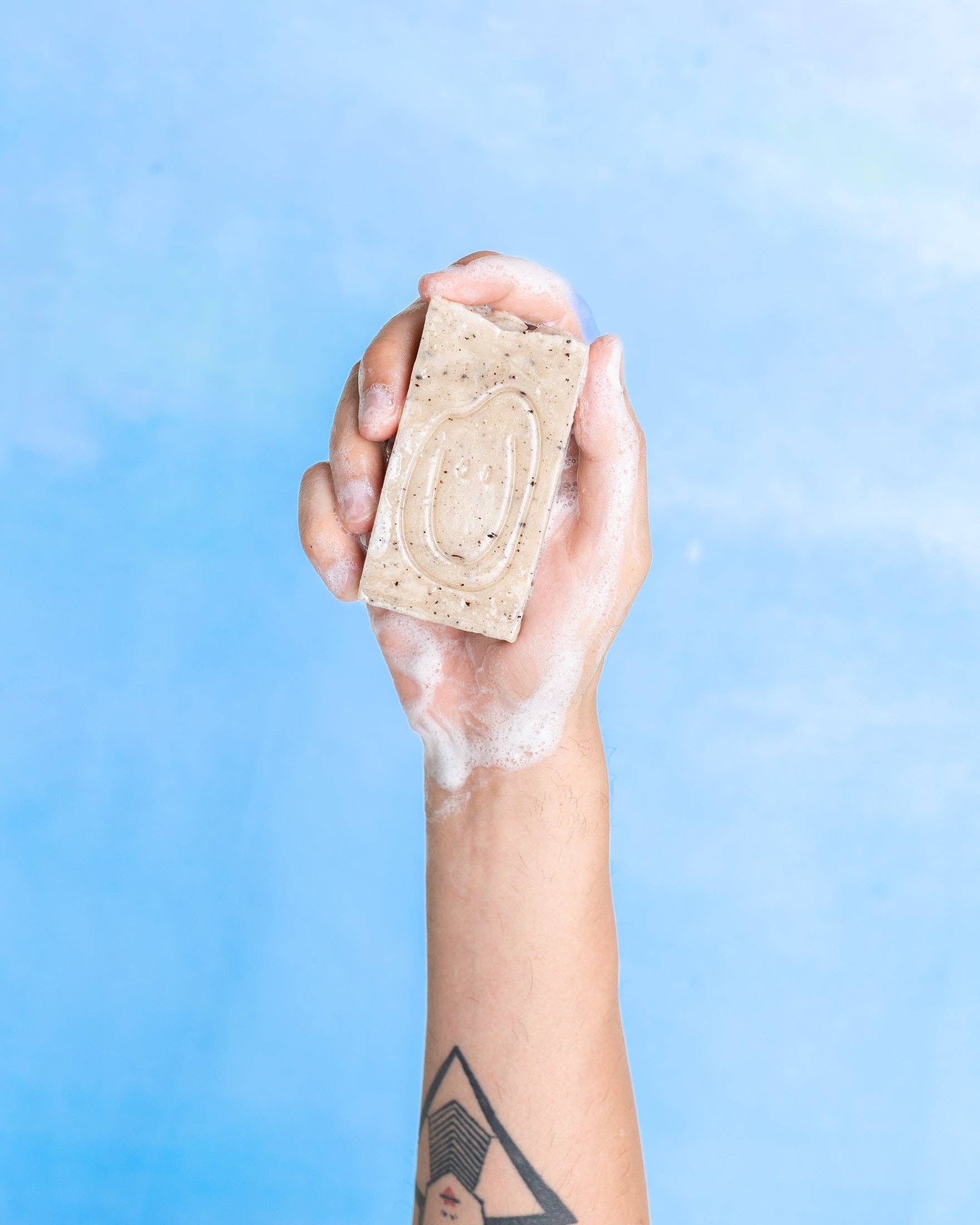Savon à la noix de coco et aux flocons d’avoine