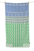 SERVIETTE DE PLAGE SIVIRI LIME & EUCALYPTUS & PARL.BLUE