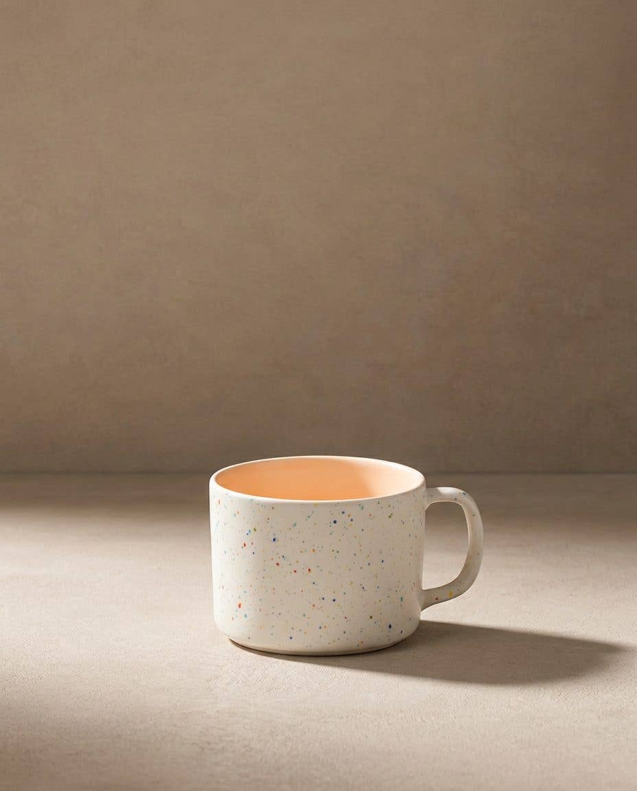 Ensemble Duo Tasses en Grès Breeze Party In/Out 450ml Orange