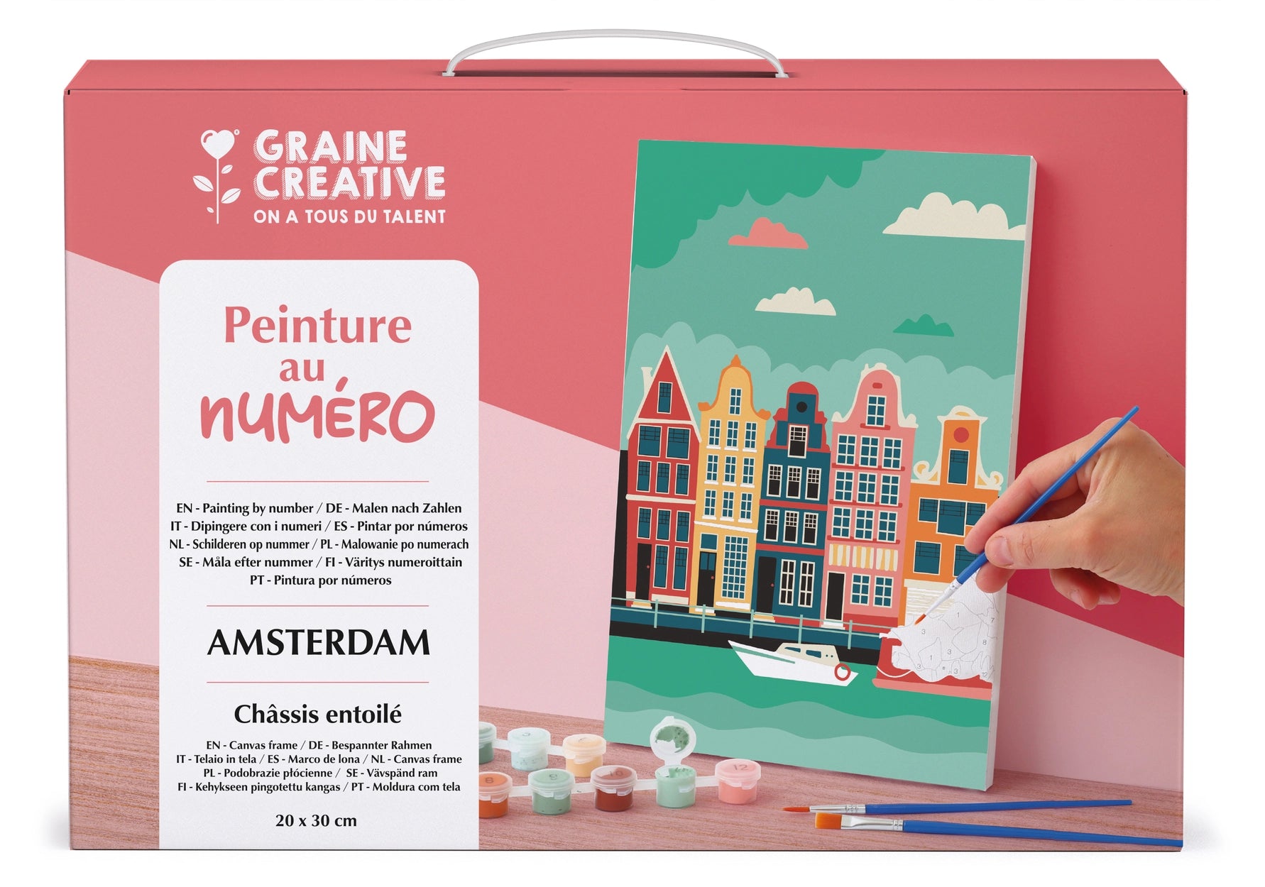 PEINTURE AU NUMERO 20 x 30 - Amsterdam