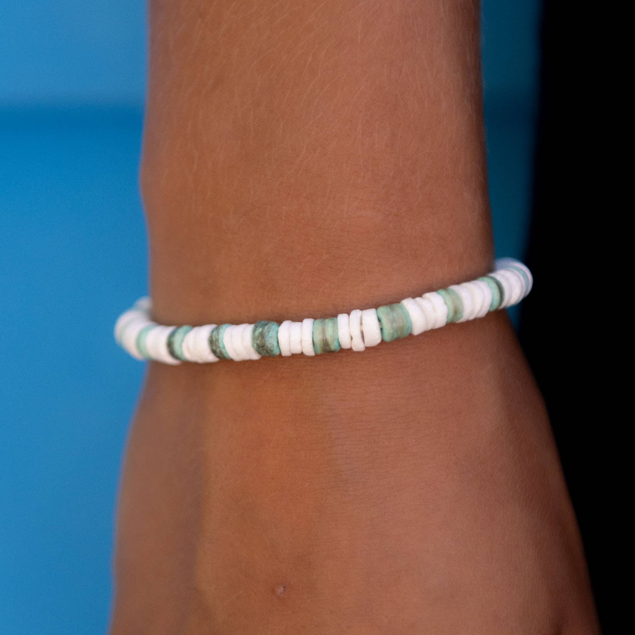 Bracelet à perles naturelles Pai Canyon, bracelet de surf pour hommes