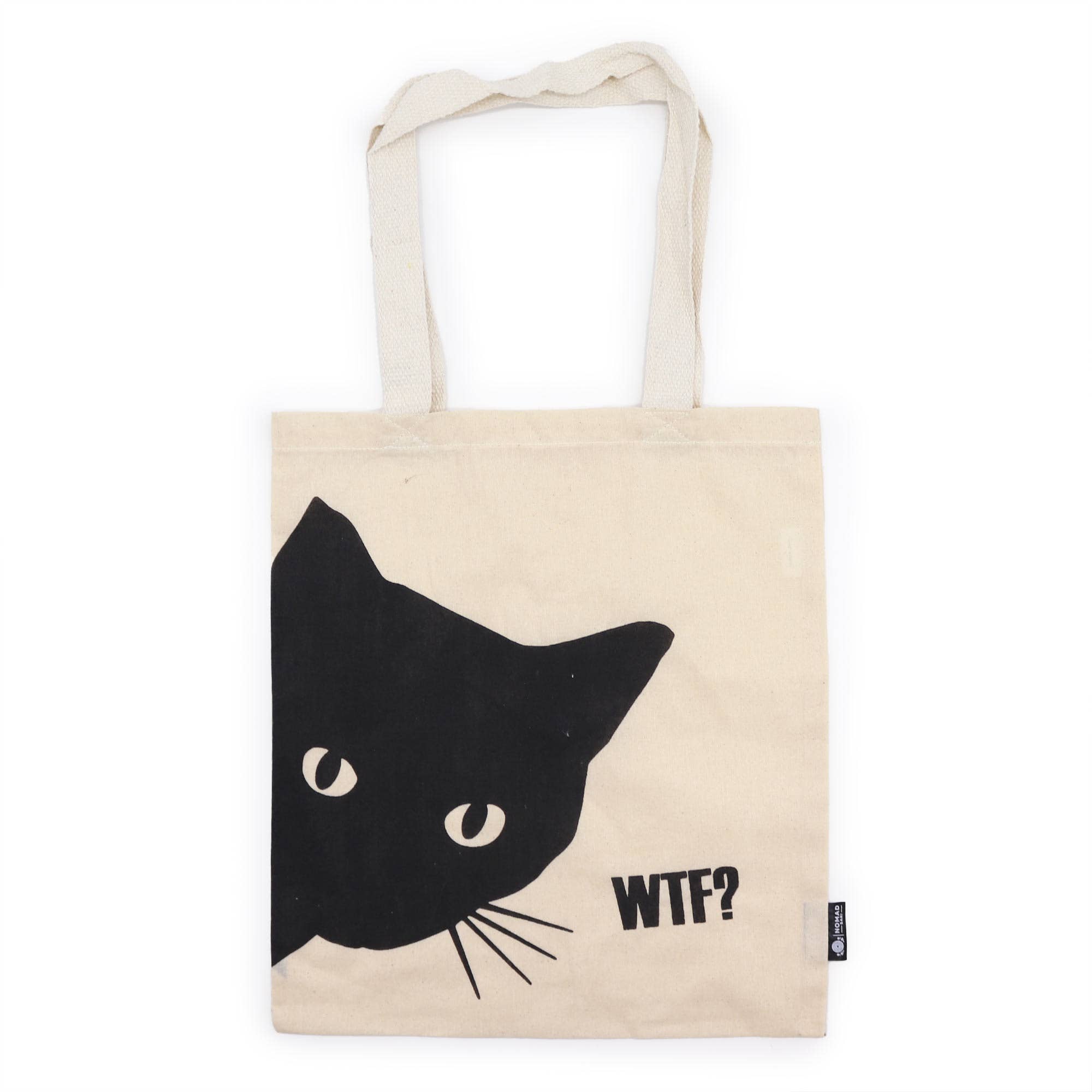Sacs fourre-tout basiques Iconic 4oz en gros: Chat Noir