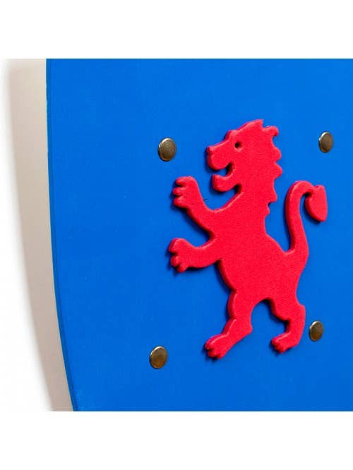 Bouclier Kamelot bleu avec lion S - ST533