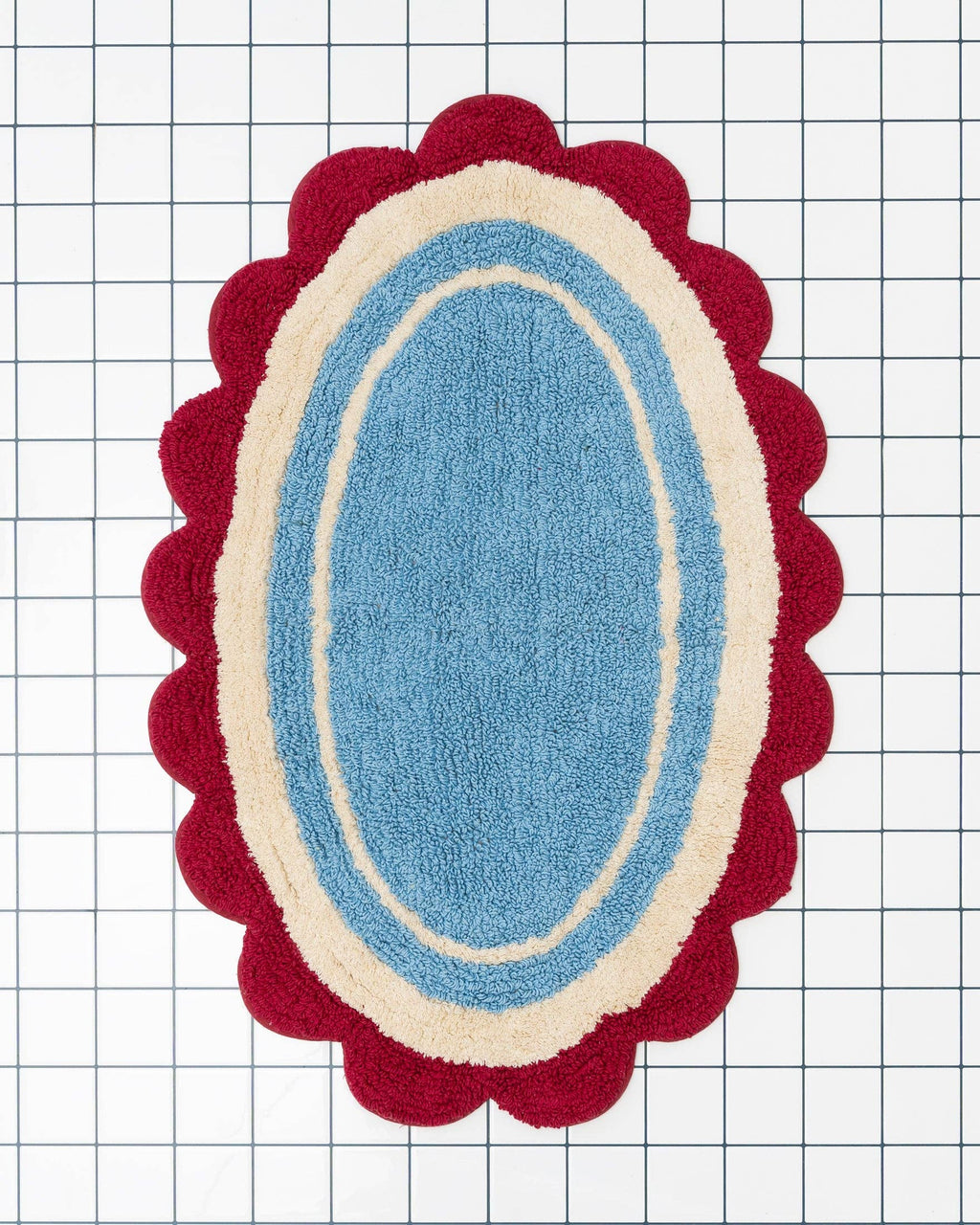 Tapis de bain Carmen: Bleu clair