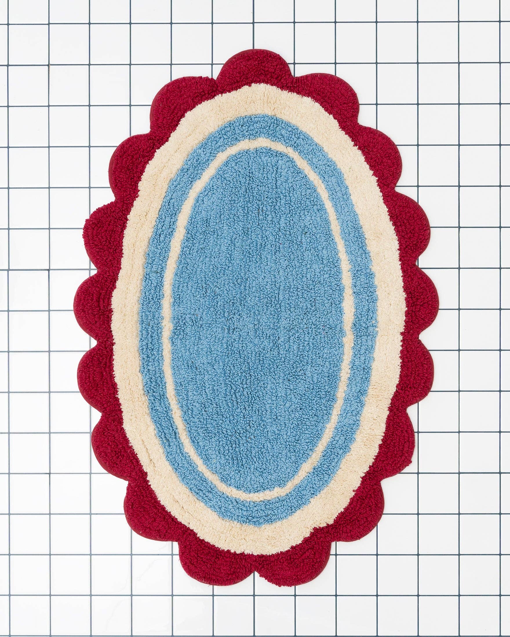 Tapis de bain Carmen: Bleu clair