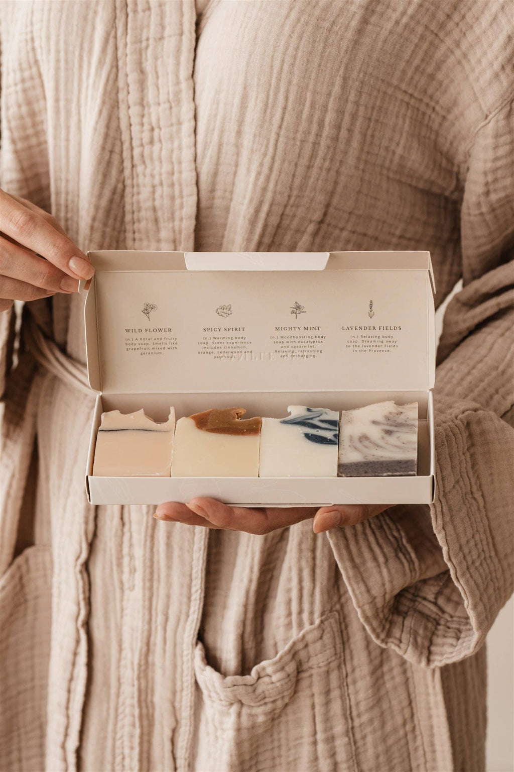 Coffret découverte | 100 % naturel | Coffret cadeau barres de savon corps best-sellers