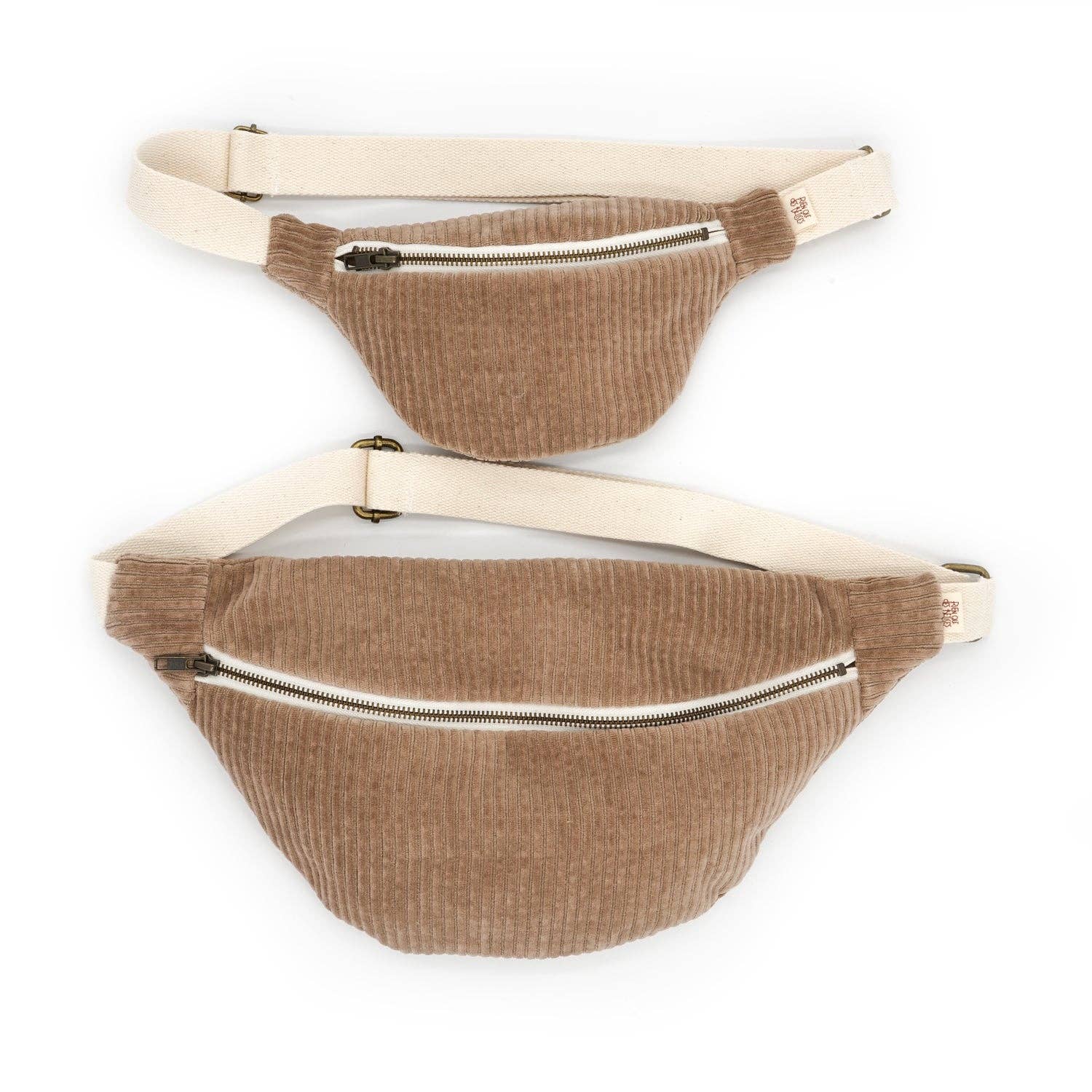Sac banane velours taupe: Enfants