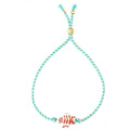 Bracelet turquoise poisson tropical