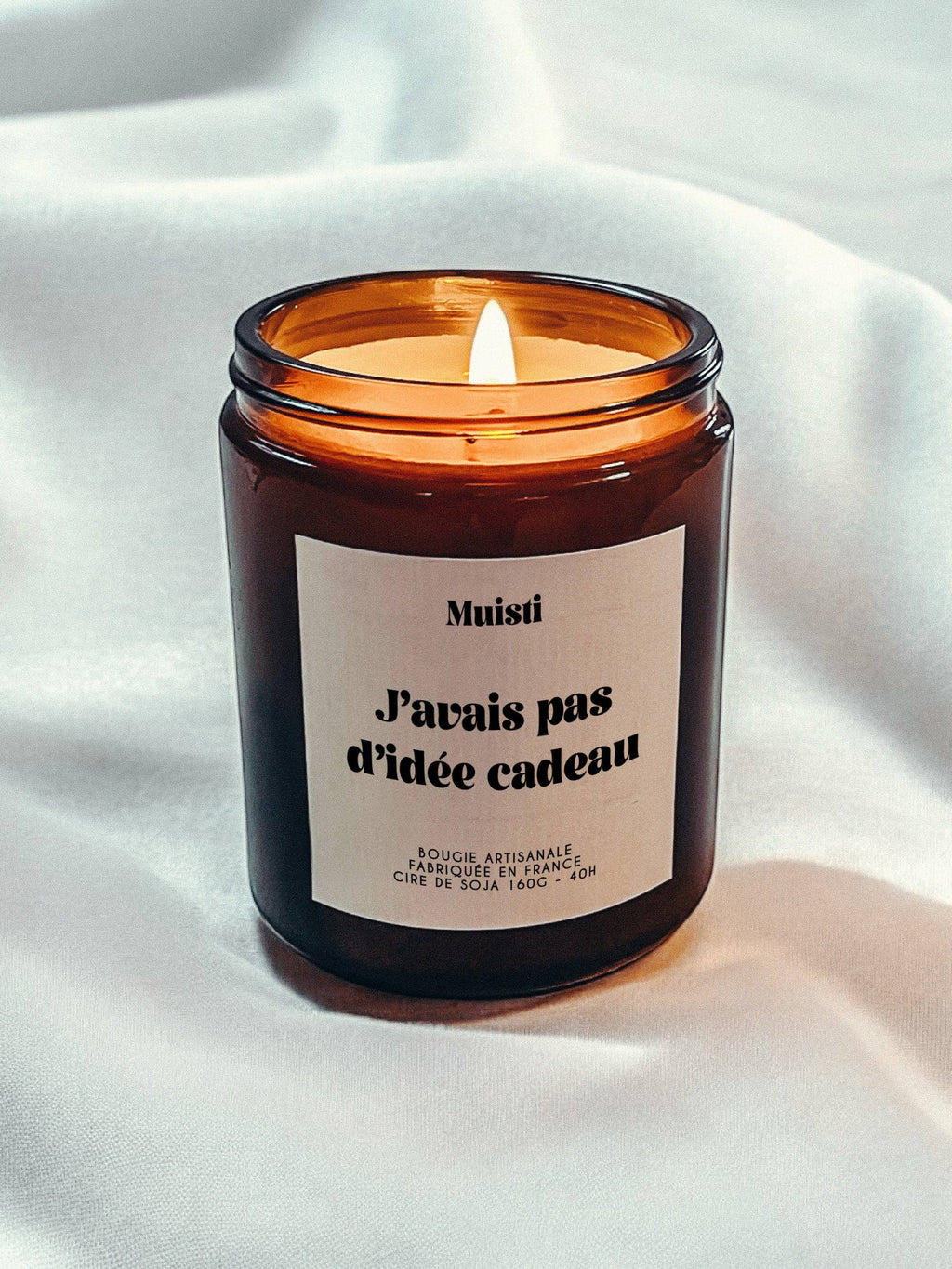 Bougie Parfumée - J'avais pas d'idée cadeau: Fleur d'oranger
