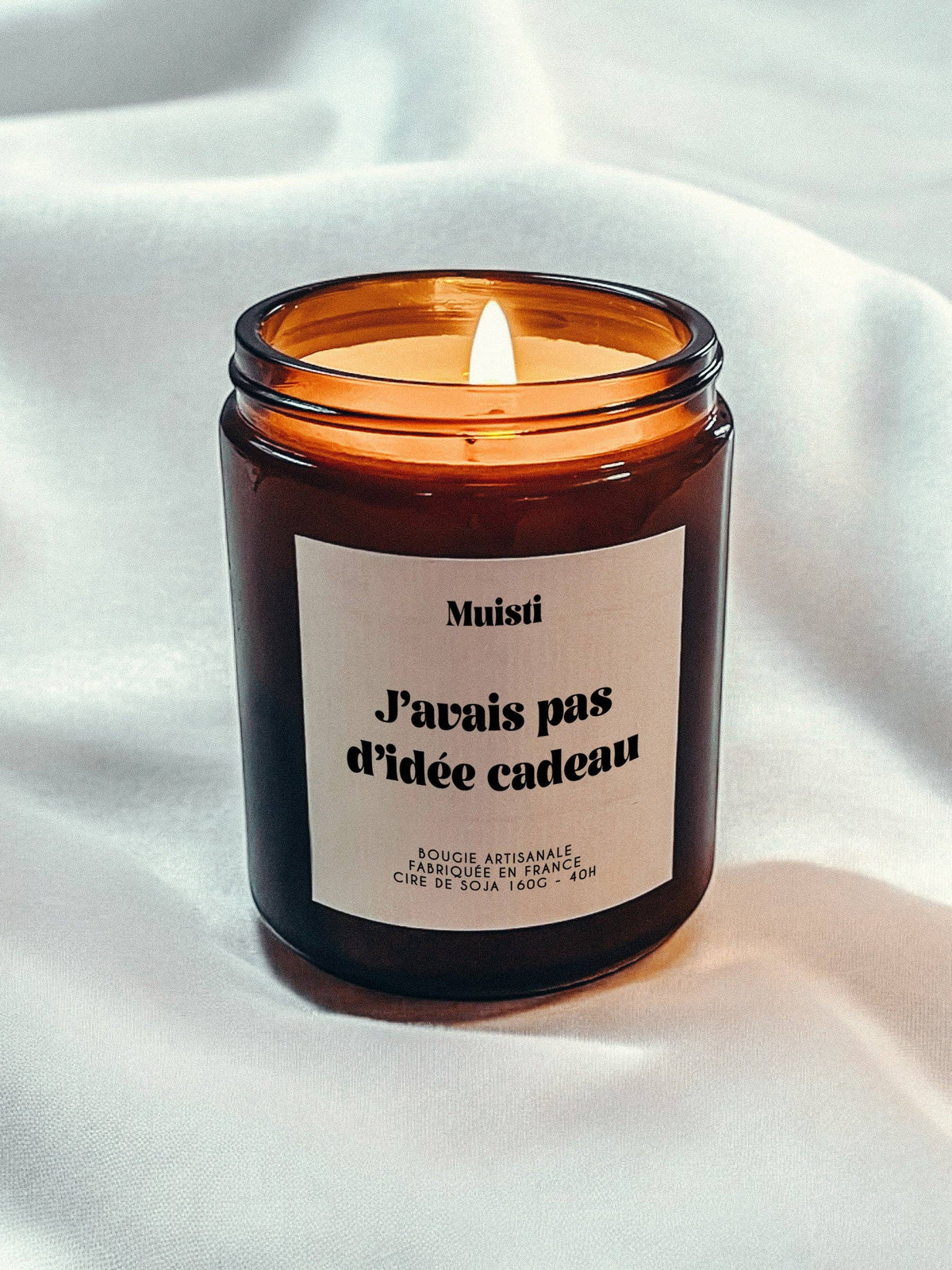 Bougie Parfumée - J'avais pas d'idée cadeau: Fleur d'oranger