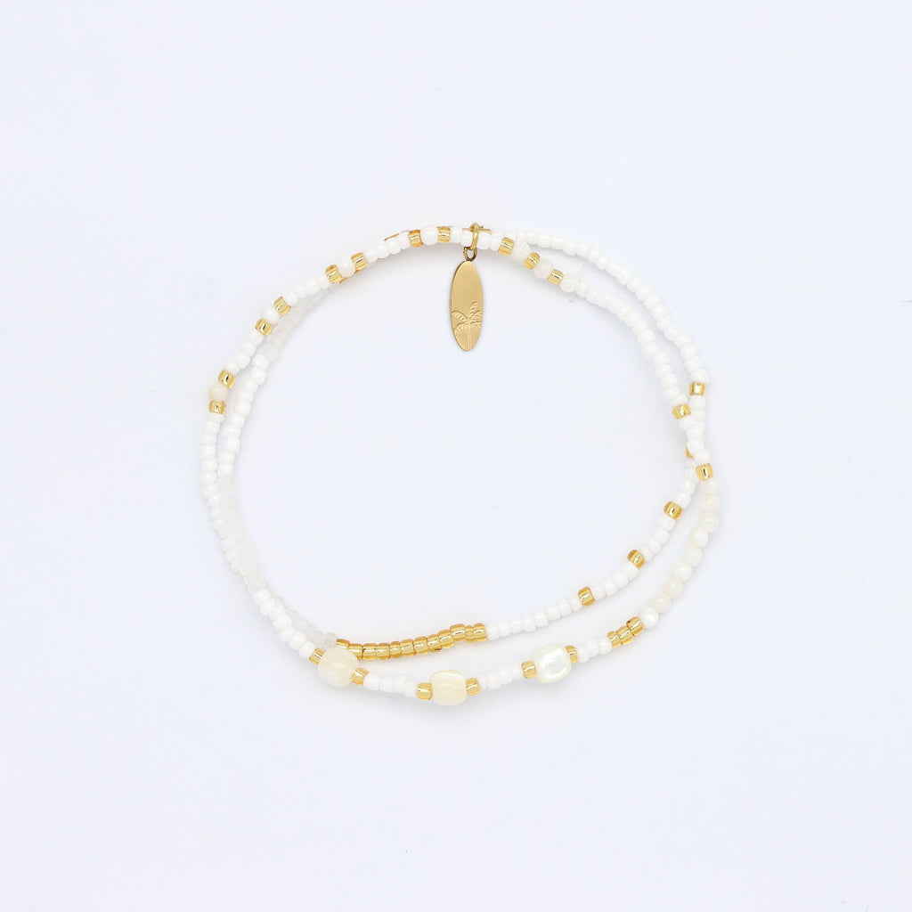 Collection de bracelets en perles colorées « Heure dorée »: Festival