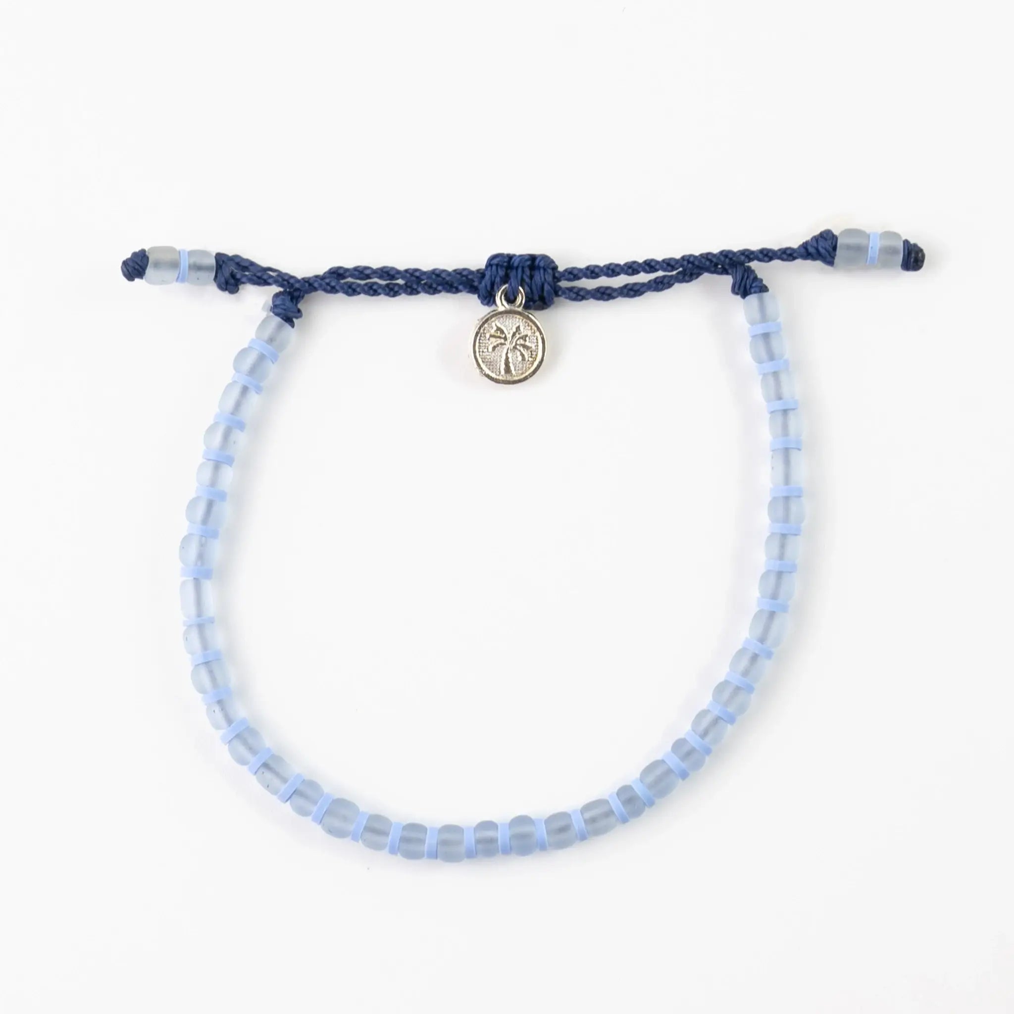 Bracelet Marley en perles de verre, bracelet Surf coloré: Orange