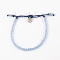 Bracelet Marley en perles de verre, bracelet Surf coloré: Bleu