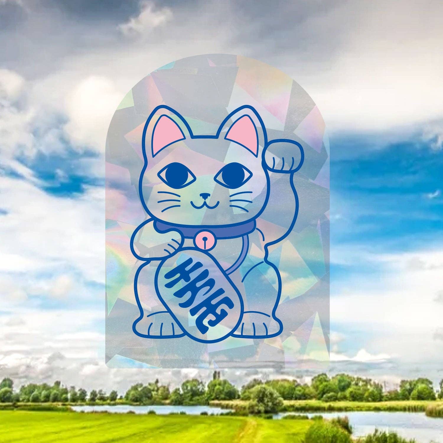 Attrape-soleil Créateur d'arc-en-ciel Maneki Neko