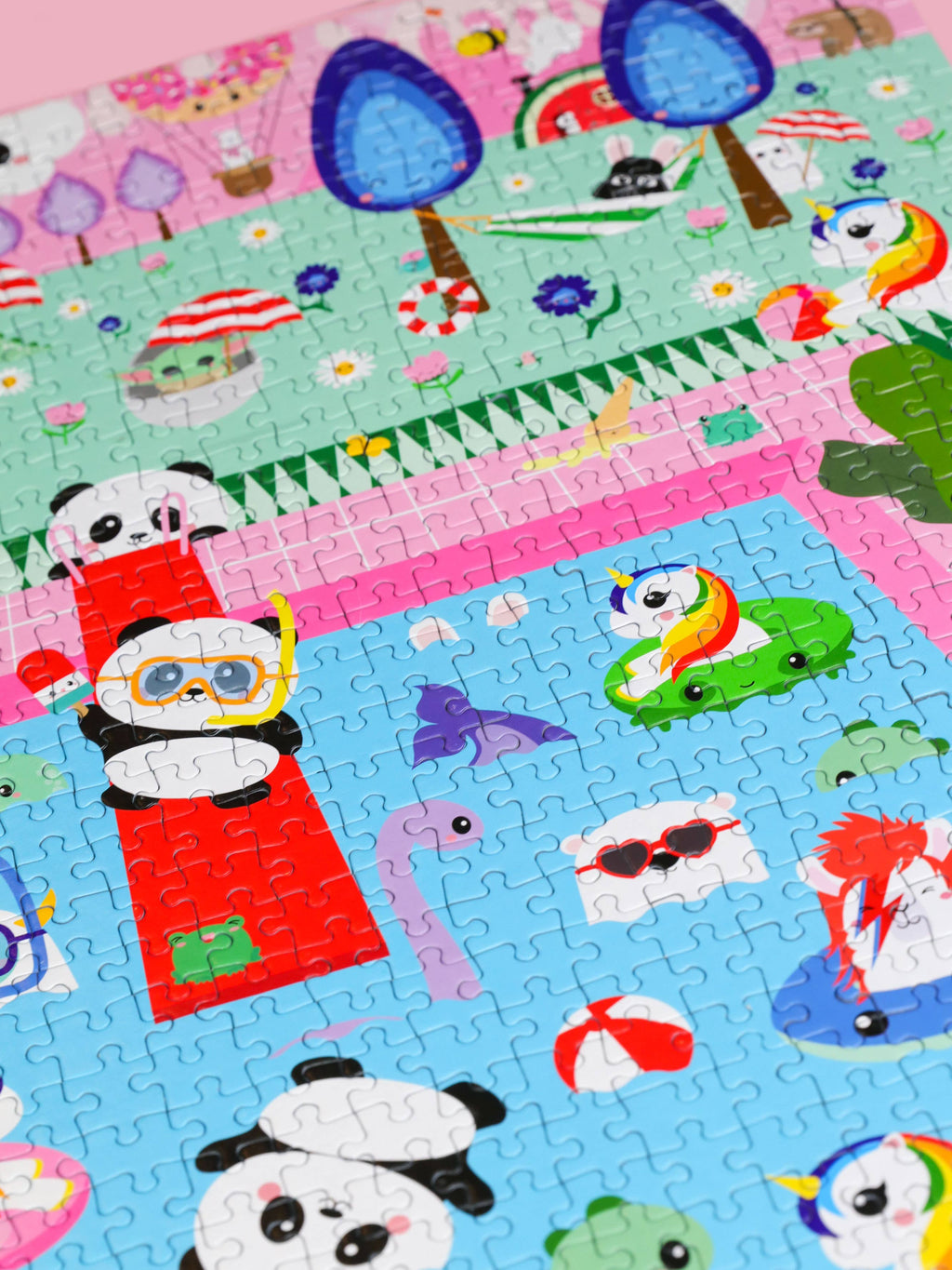 Puzzle 1000 pièces Pink Pool