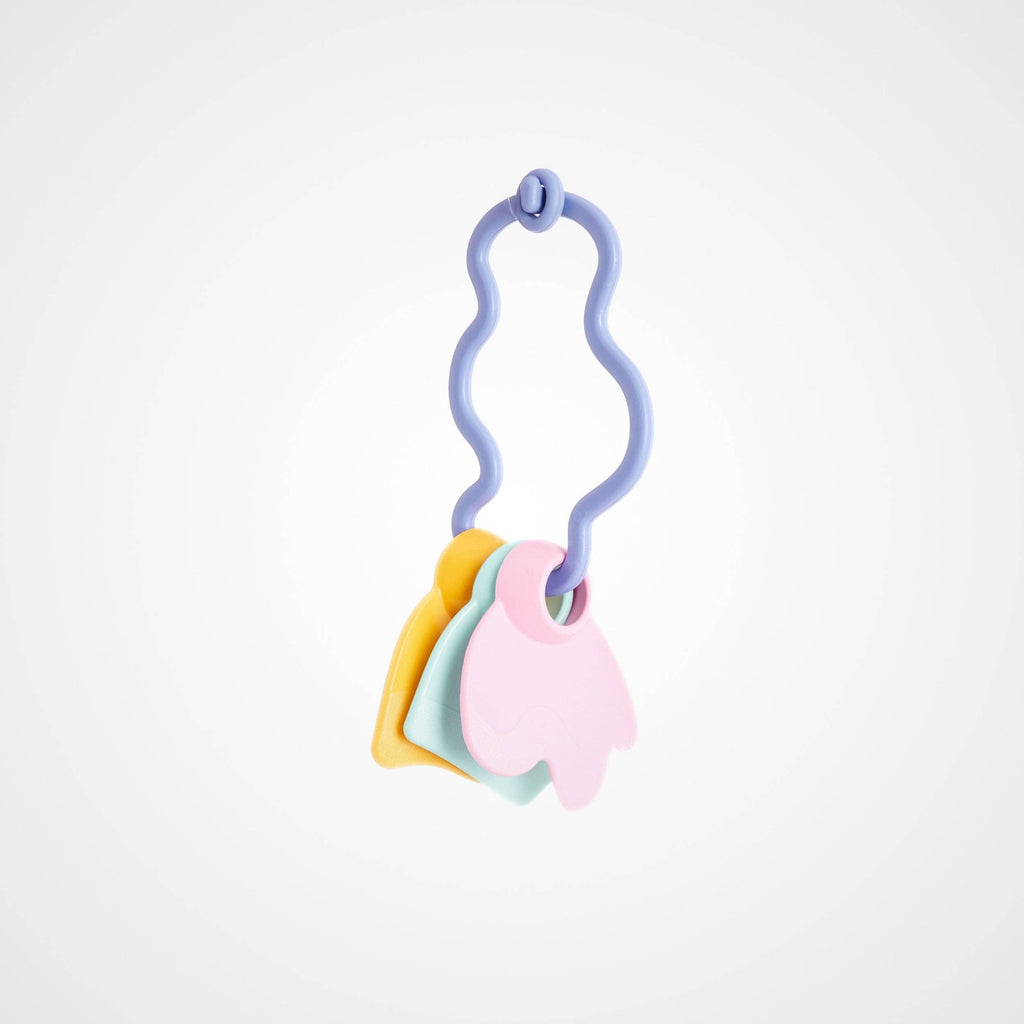 Hochet Porte-Clés Pastel - Bleu