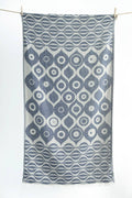 Serviette de plage Frangokastello bleu marine