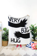 Plaid en tricot N&B Very Big Hug