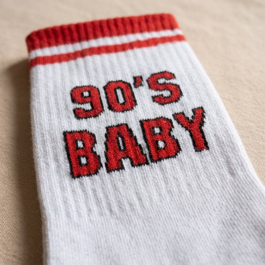 Chaussettes « Né dans les années 90 »: 37-43
