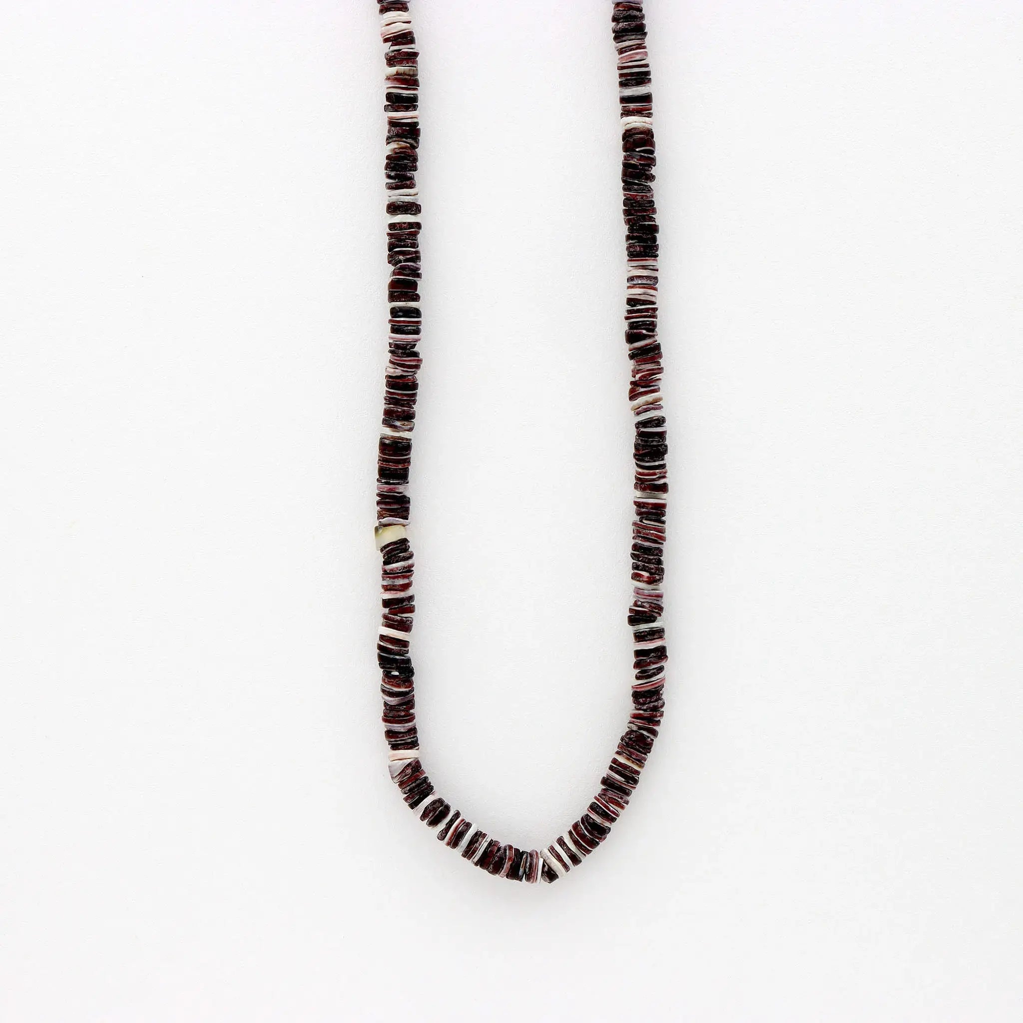 Collier perlé naturel Pakui, ras-de-cou surf pour hommes: Marron Clair