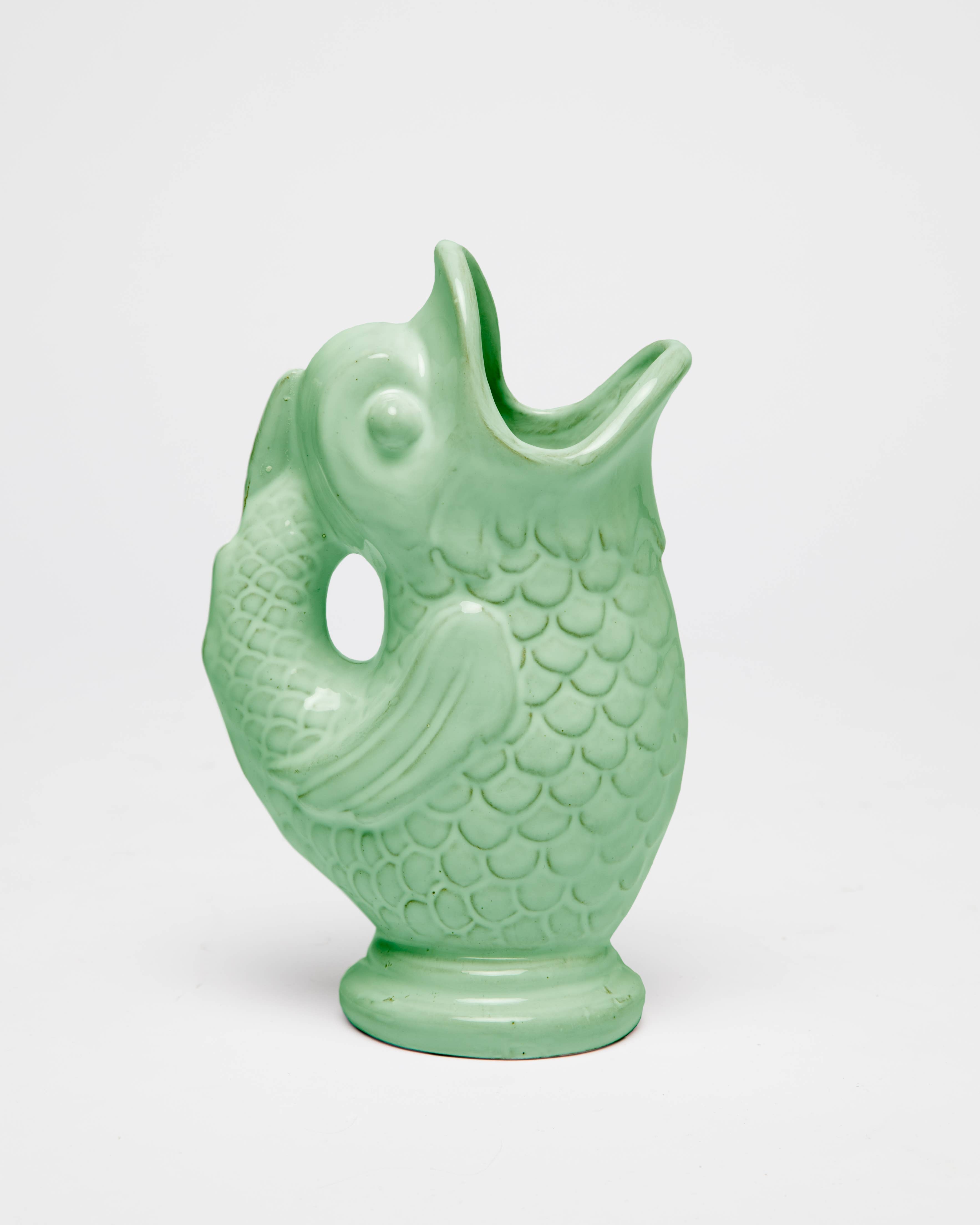 Poisson en céramique (Aigue-marine)