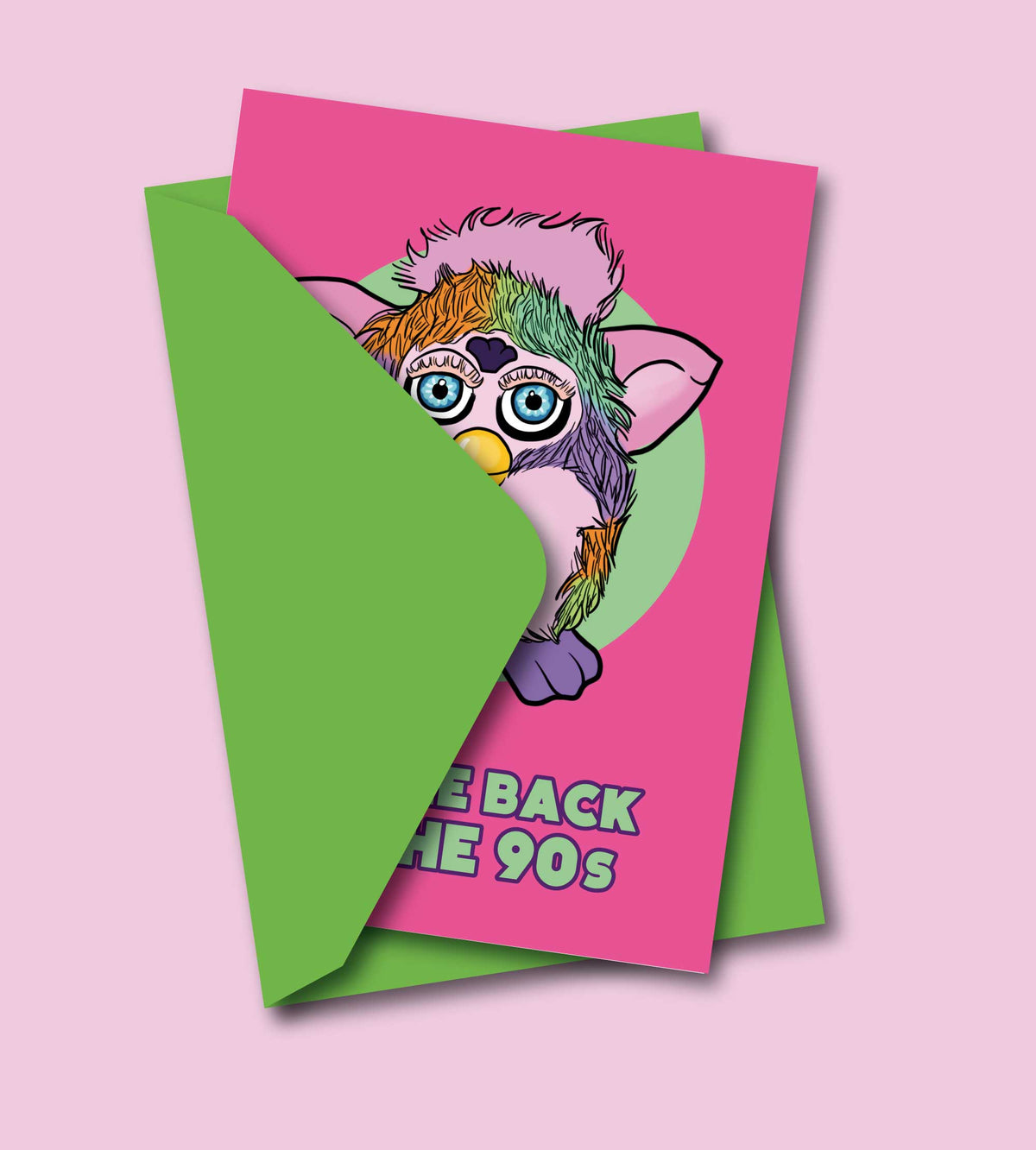 Carte d'anniversaire drôle et nostalgique des années 90