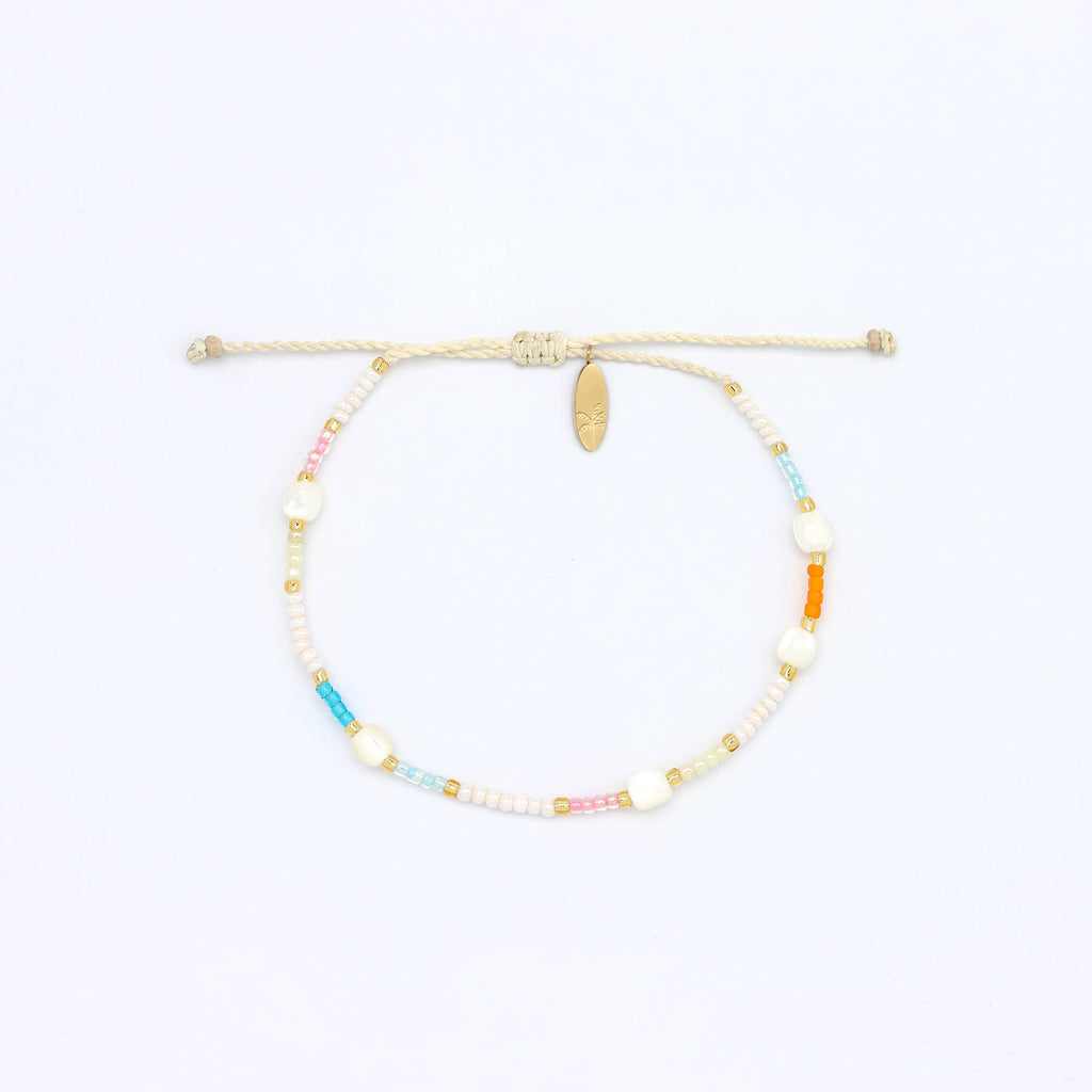 Collection de bracelets en perles colorées « Heure dorée »: Festival