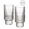 Ensemble de 4 verres ELLA transparent