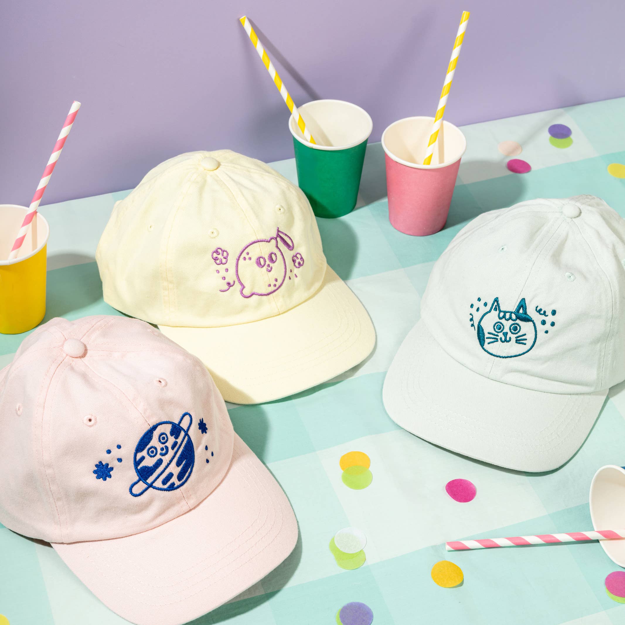 Casquette Chat Heureux brodée