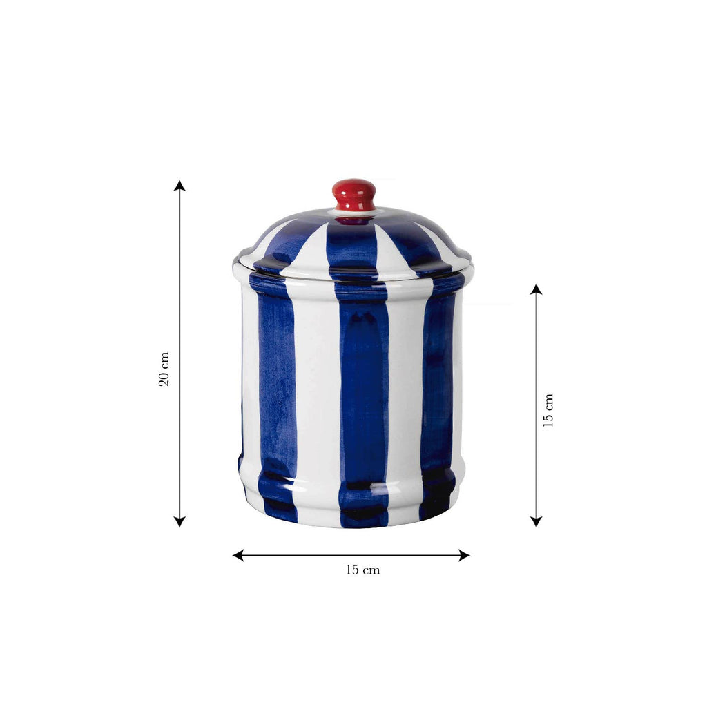 Pot de Cuisine "Bonnie" Céramique (Bleu)